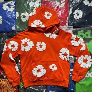 Denim Tears The Cotton Wreath Hoodie ‘Orange’